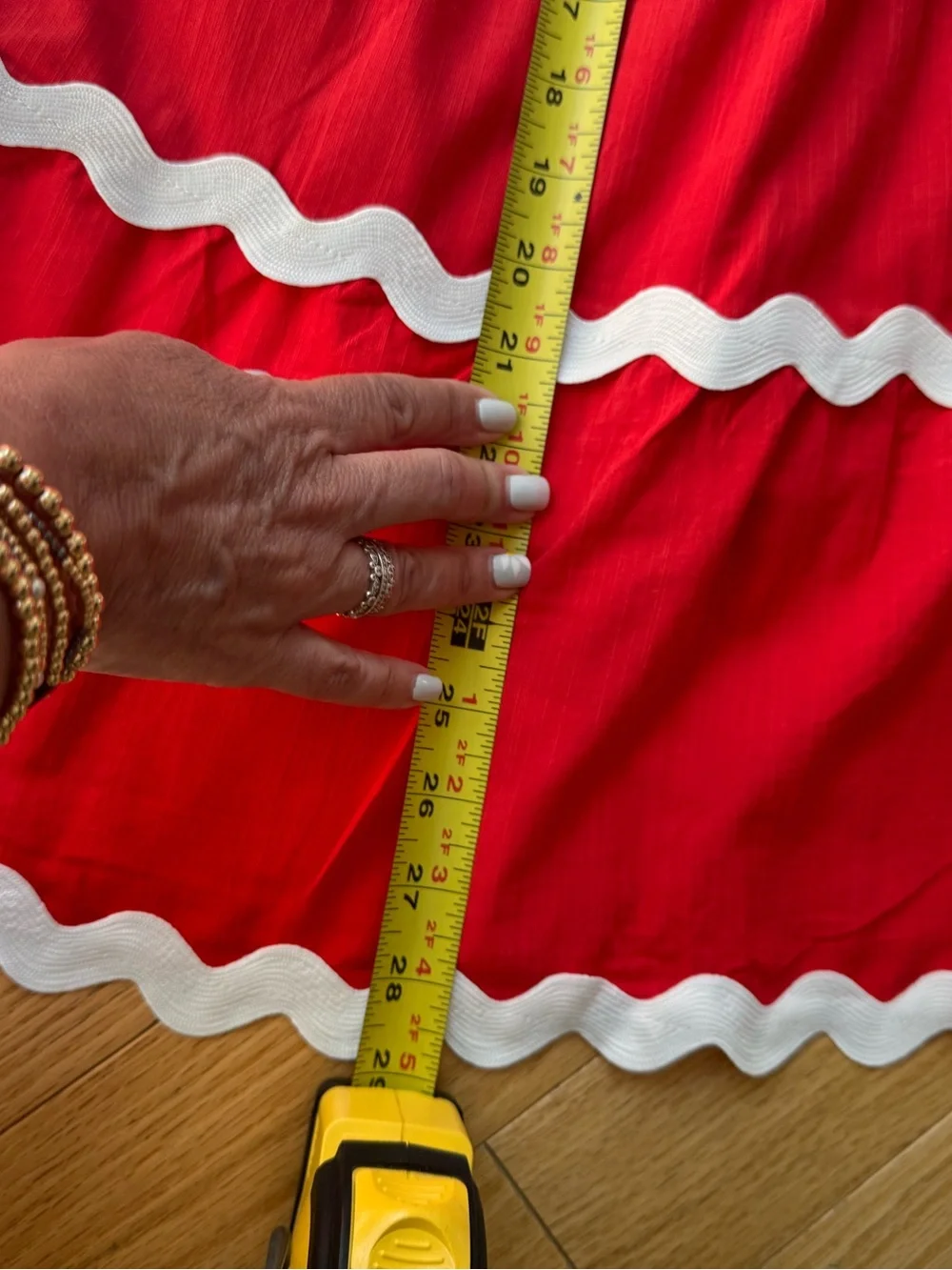 Red  Ric-rac  Sundress - Picture 8 of 8